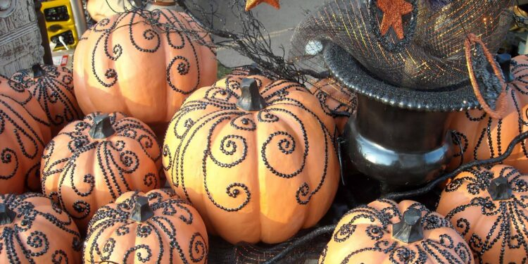 Pumpkin use decoration and enjoyment