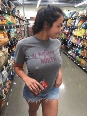 Loose Shirt No Bra