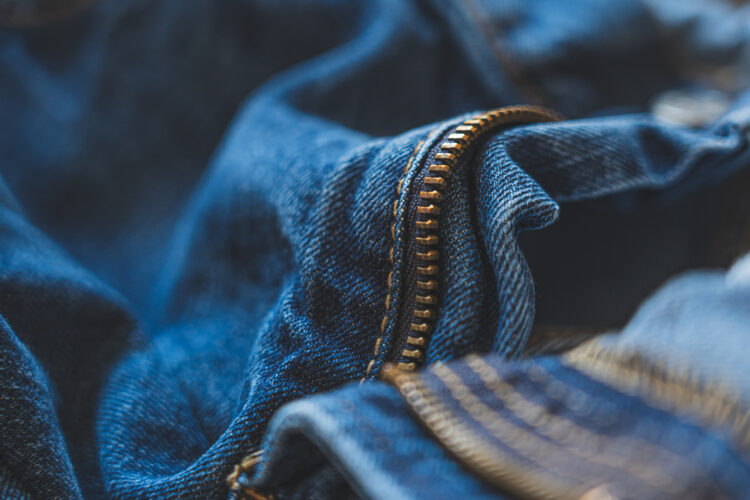 Fit for Success: Dressing Sharp With Men's Jeans in Australia 2 Blue denim jeans with focus on zipper