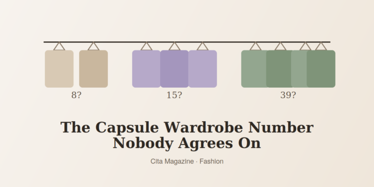 Capsule Wardrobe: Why Every Guide Gives You a Different Number (And What Actually Matters) 1 Capsule Wardrobe