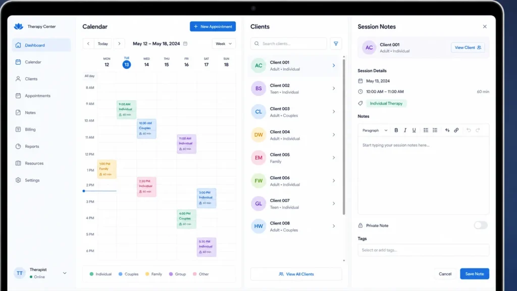 How Growing Psychology Practices Are Solving Their Admin Bottleneck 2 One System for Scheduling and Records